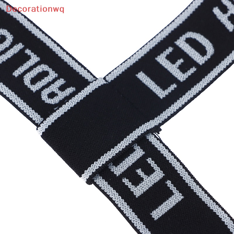 Trang tríwq dây đai đeo đầu đàn hồi cho đèn pha led đèn trước xe đạp đèn trước có thể điều chỉnh đa năng dây đeo đầu có độ đàn hồi cao băng đô phía trước mới
