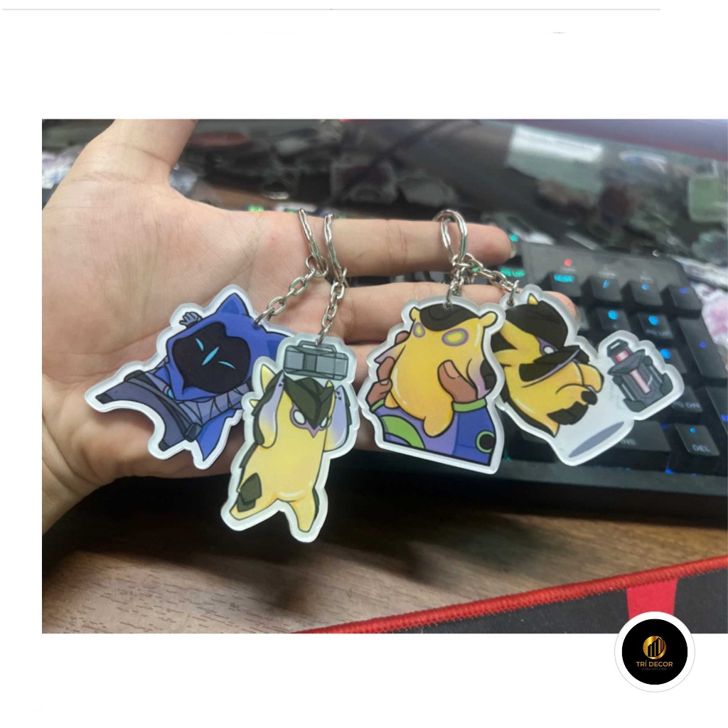 [KEYCHAIN] Móc khoá Wingman - Gekko - VALORANT