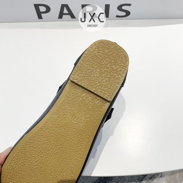 JINxCHOY Giày Bằng Da PU Thời Trang Năng Động Cho Nữ