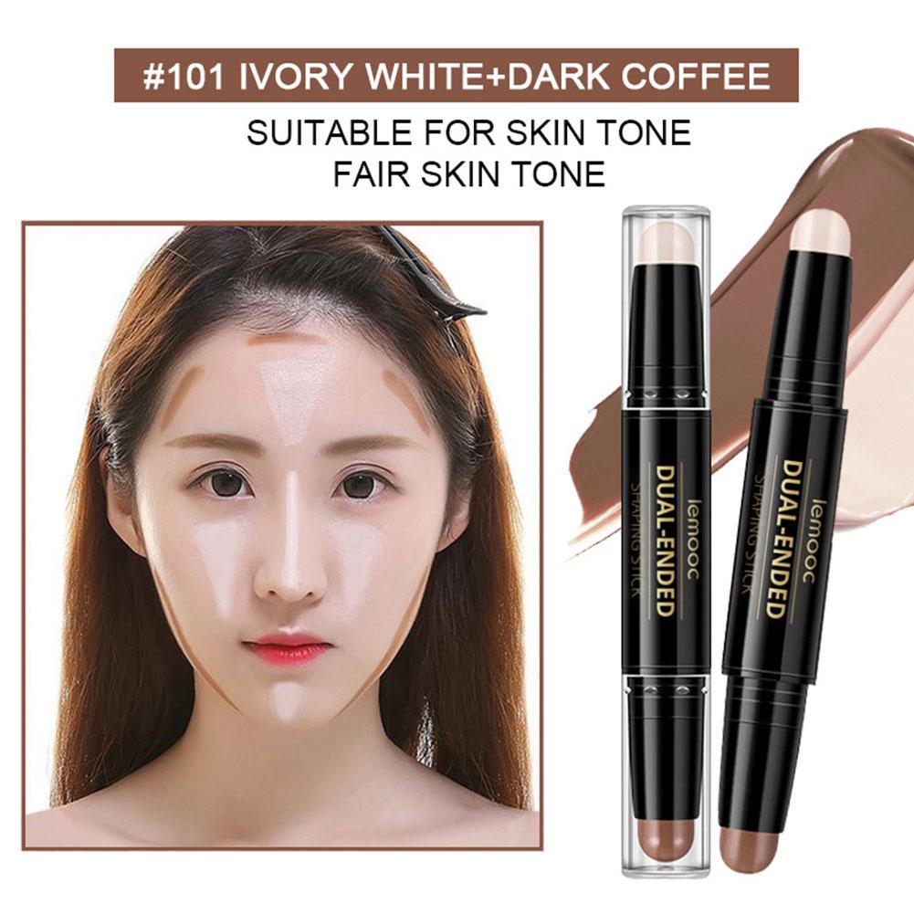 Thỏi Kem Tạo Khối Hai Đầu Che Khuyết Điểm Trang Điểm Tiện Lợi