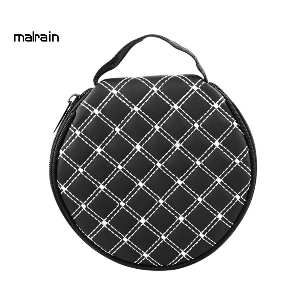 Túi Đựng Đĩa CD Hình Tròn Bằng Sợi Carbon Cao Cấp Tiện Dụng Cho Xe Hơi