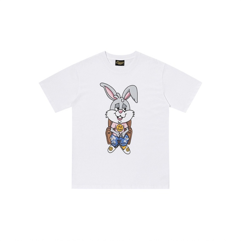 Bán Chạy Nhất Áo Thun Cotton In Hình Thỏ Kỹ Thuật Số Plus Size Unisex D &amp; W