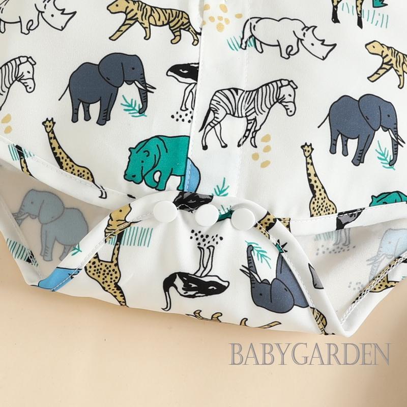 Set Áo Sơ Mi Ngắn Tay + Quần Yếm + Cà Vạt Thời Trang Cho Bé Trai 0-18 Tháng Tuổi