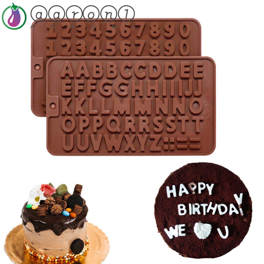 Khuôn Làm Bánh / Sô Cô La / Đá / Kẹo Hình Số 3D Bằng Nhựa Resin DIY 1