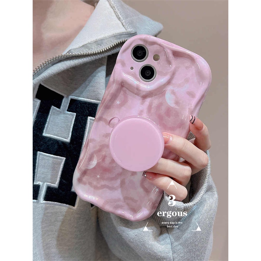 Ốp Điện Thoại TPU Mềm Họa Tiết Hoa Hồng Màu Gradient Cho IPhone 14 13 12 11 Pro Max SE2020 X XR Xs Max 7 8 6 6s Plus