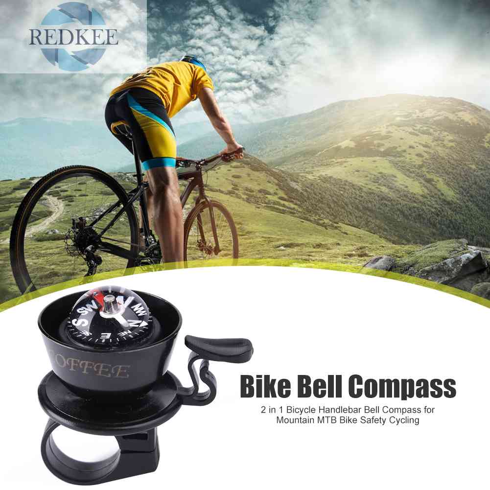 Chuông Gắn Tay Lái Xe Đạp 2 Trong 1