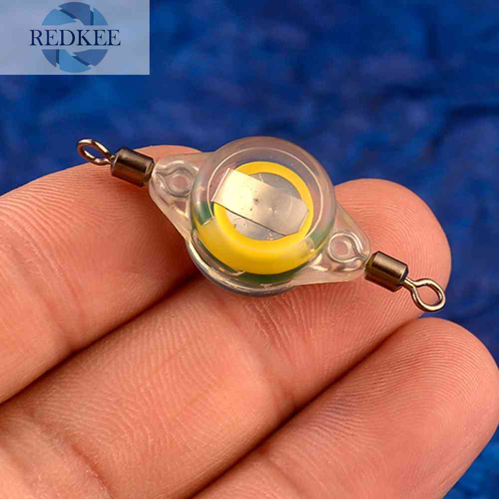 Mồi Câu Cá Giả Gắn Đèn LED Chống Thấm Nước