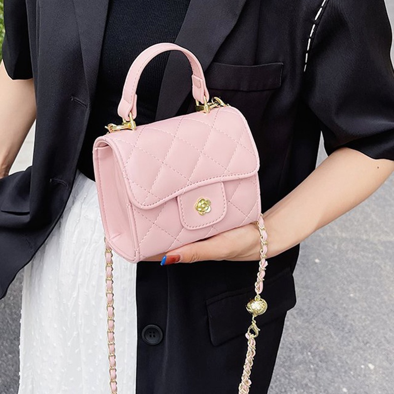 Túi Đeo Chéo Hình Vuông Nhỏ Phong Cách Phương Tây Chất Lượng Cao Cho Nữ