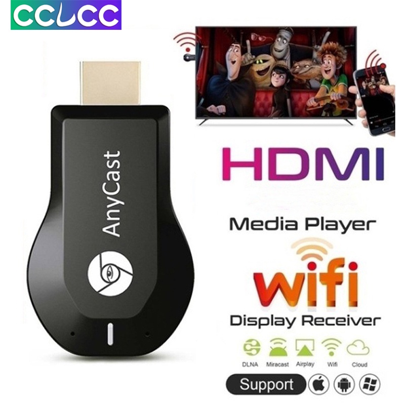 Thiết Bị Kết Nối Wifi Không Dây M2 Plus TV Dongle 1080P HDMI Tương Thích DLNA Miracast Cho Anycast