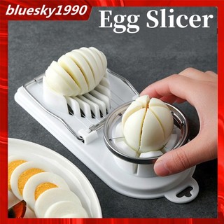 2 In 1 Dụng cụ cắt trứng luộc nhà bếp bằng thép không gỉ