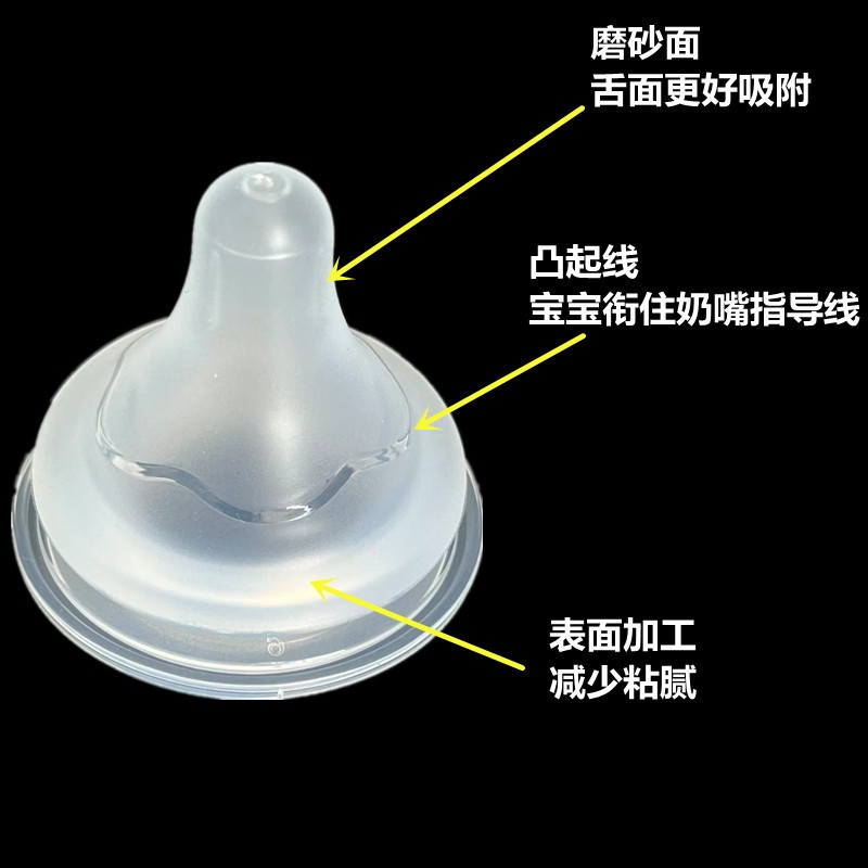 Núm Ti Giả 5cm 5cm Bằng Silicon Tự Nhiên Thế Hệ Thứ 3 Mới Cho Bé