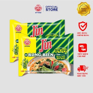 Combo 2 gói mì rong biển ottogi 120g/gói