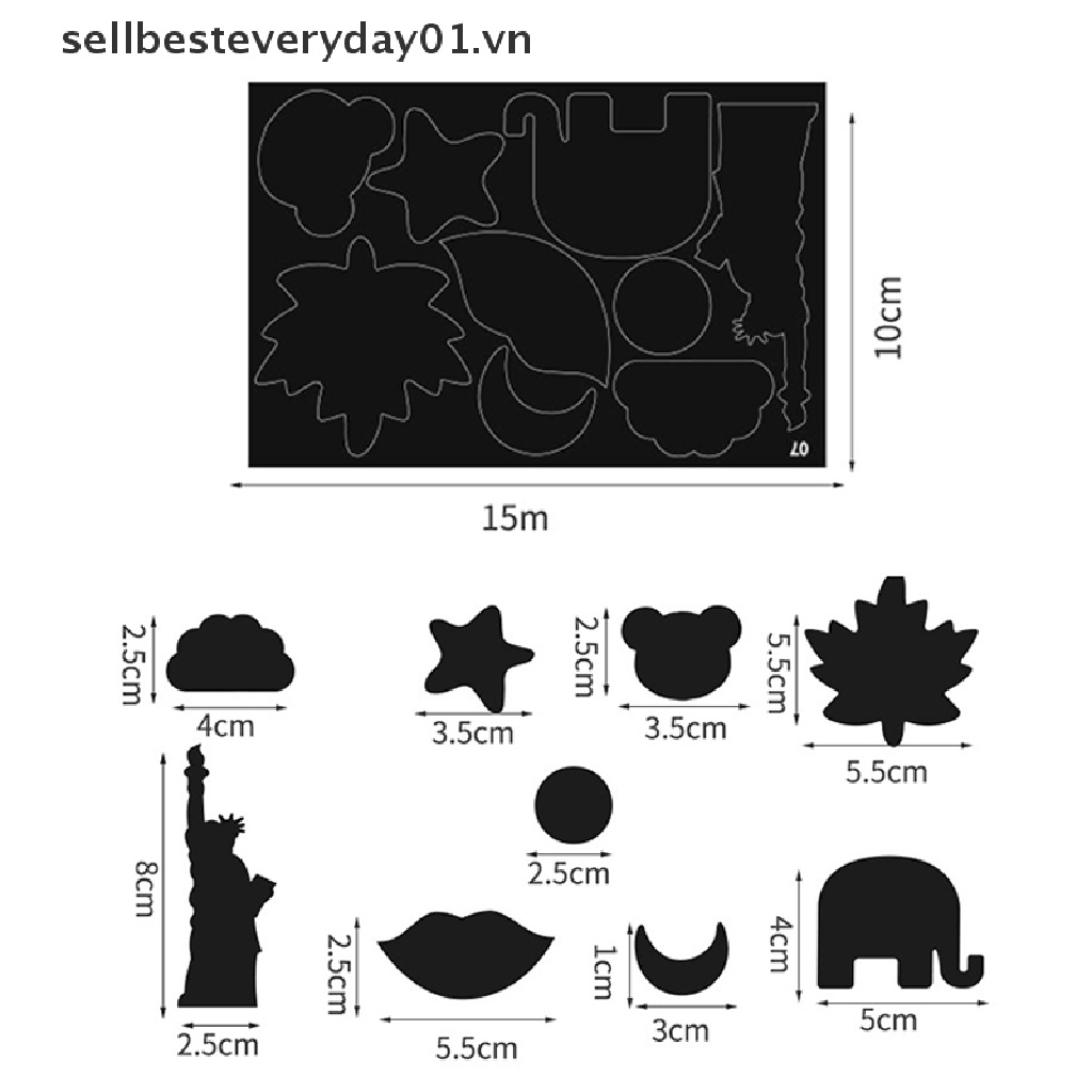 Miếng Vá Lỗ Quần Áo Tự Dính Không Đường May Qibest