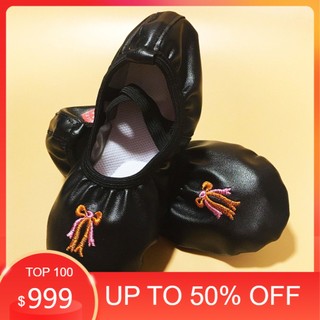 🔶 Giày múa Ballet cho bé yêu | Kiểu giày Ballet thêu nơ