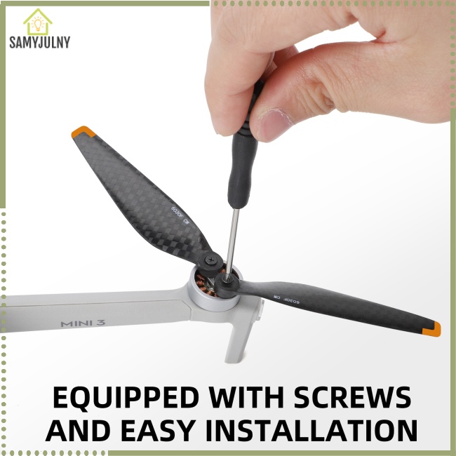 Cánh Quạt Sợi Carbon Ít Ồn Thay Thế Chuyên Dụng Cho Dji Mini 3 6030f