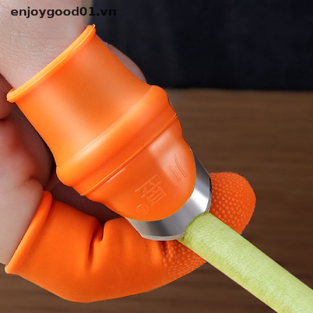 Găng Tay Silicone Cắt Tỉa Rau Củ Quả Đeo Ngón Tay