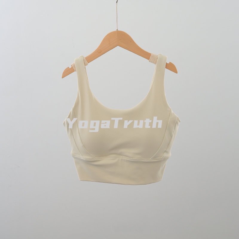 Áo Ngực Thể Thao Hình Tam Giác Màu Nude Nuls Lycra Cố Định Hình Chữ U Đẹp Mắt