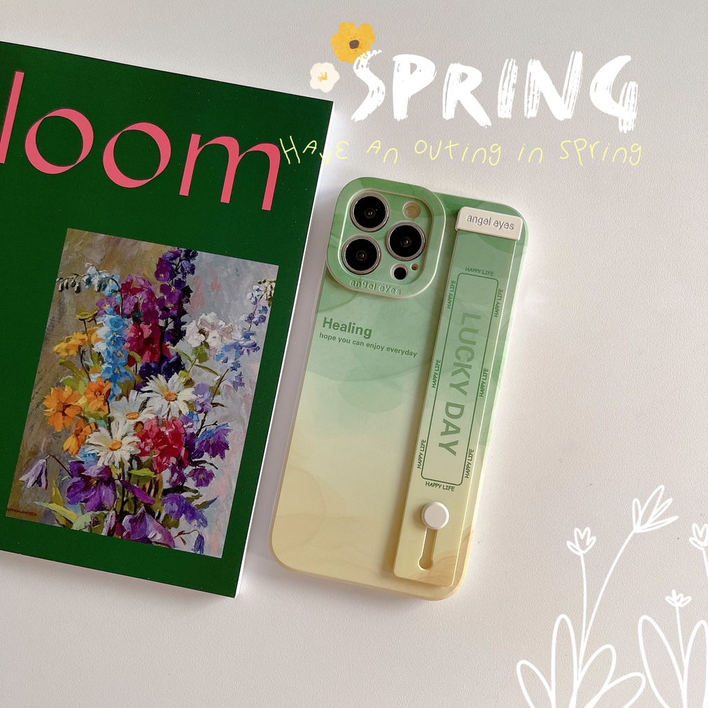 Ốp Điện Thoại Họa Tiết Hoạt Hình Chống Sốc Có Dây Đeo Cho iPhone 14 14PRO max 13 12PRO max 13pro max 11