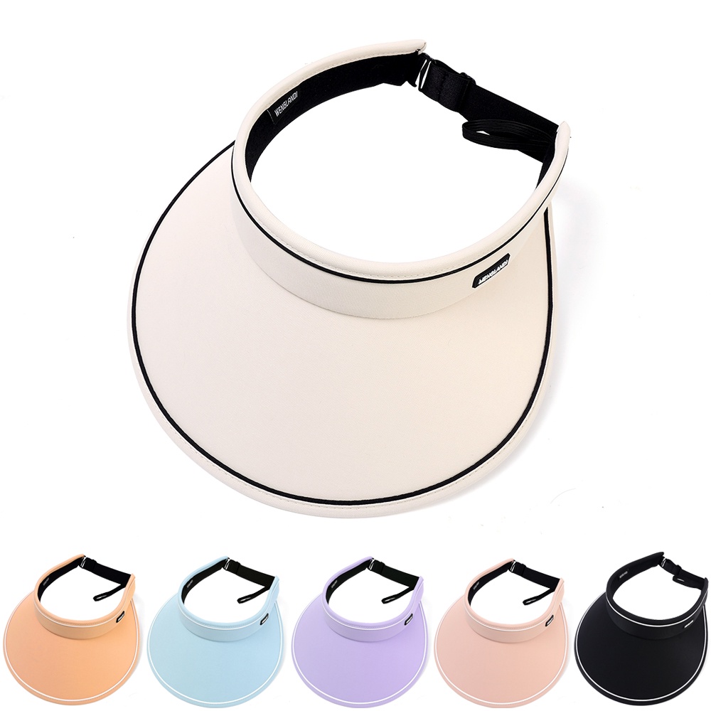 Mũ Lưỡi Trai Nửa Đầu Chống Nắng Chống Tia UV Có Thể Gấp Gọn Thời Trang Đi Biển Mùa Hè Cho Nữ