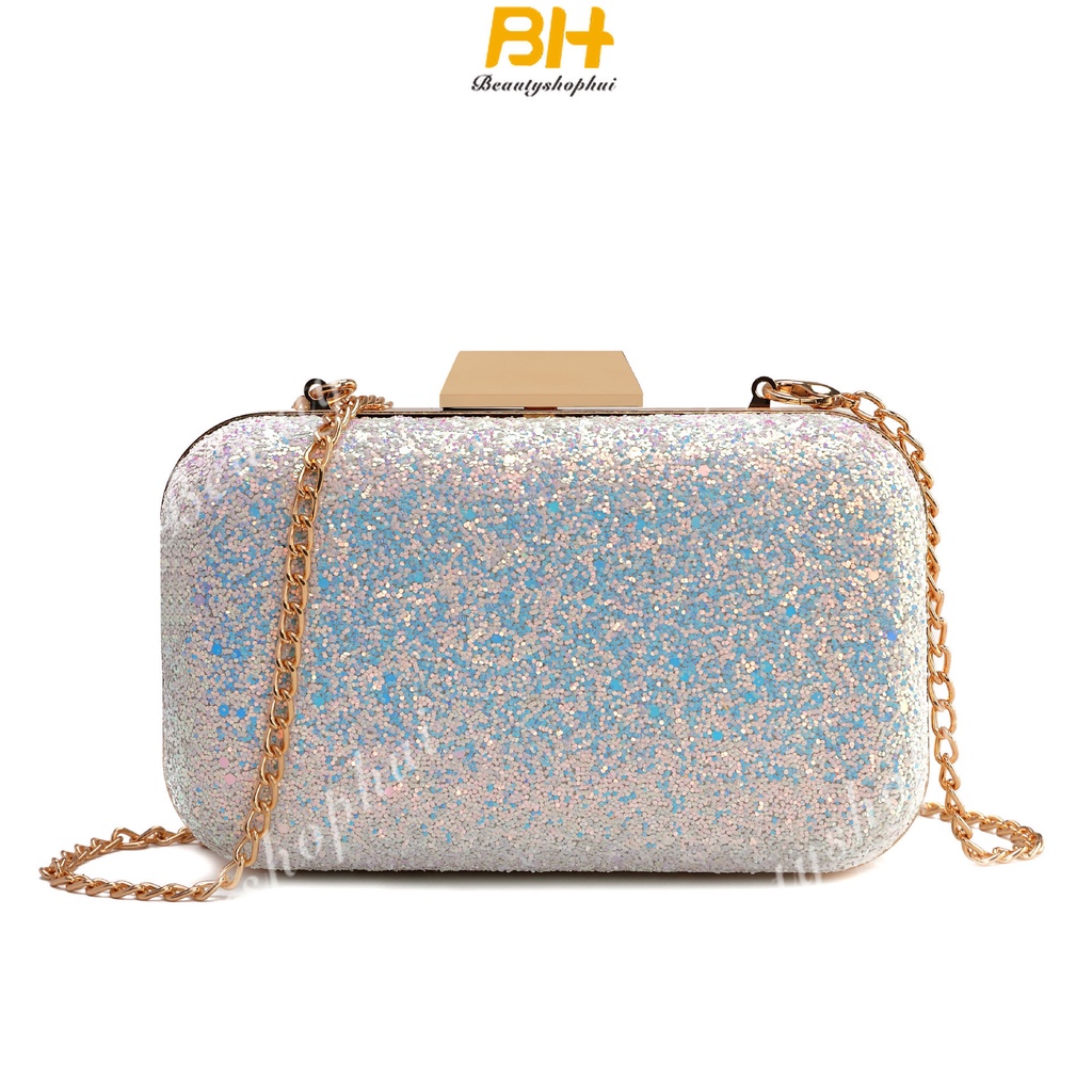 Túi Xách Đeo Vai Cầm Tay Phối Dây Xích Thời Trang Mới 2023