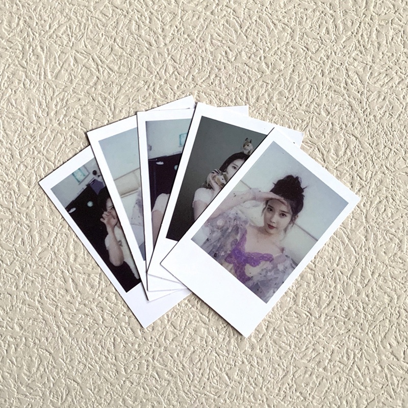 Bộ 5 Thẻ Hình Thần Tượng Nhóm Nhạc Kpop IU 2022