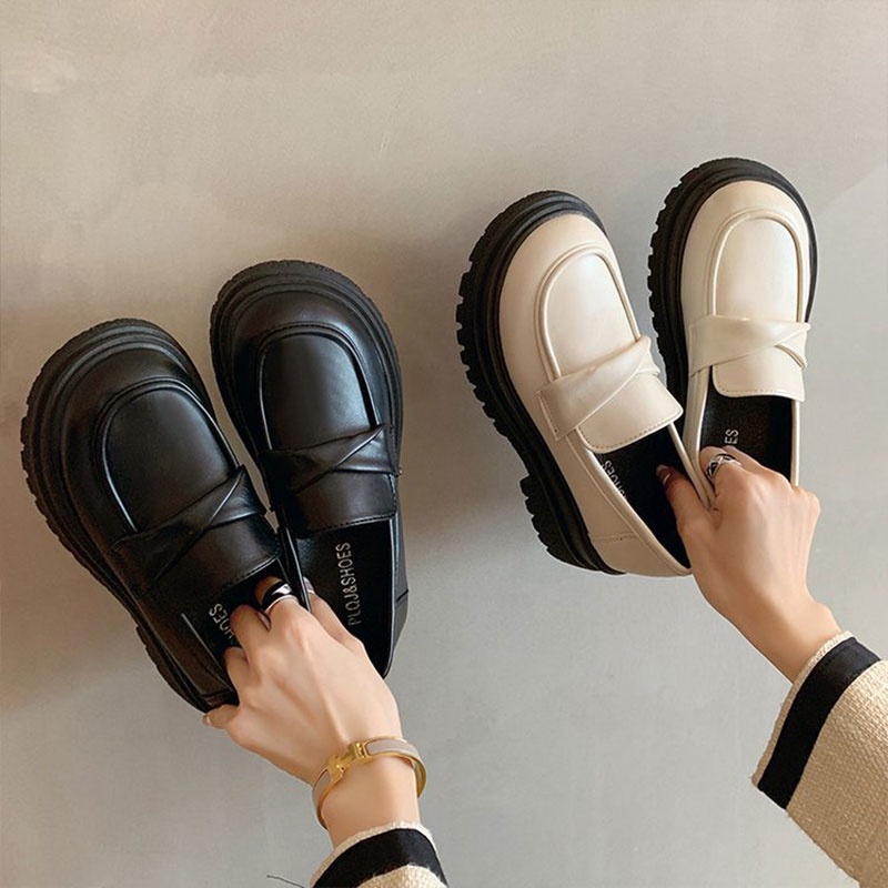 Giày Lười Da Mềm Thời Trang Công Sở Cho Nữ