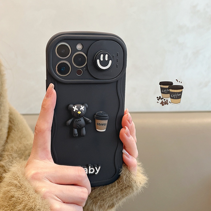 Ốp Điện Thoại Hình Mặt Cười 3D Cho IPhone 14 13 12 11 Pro Max