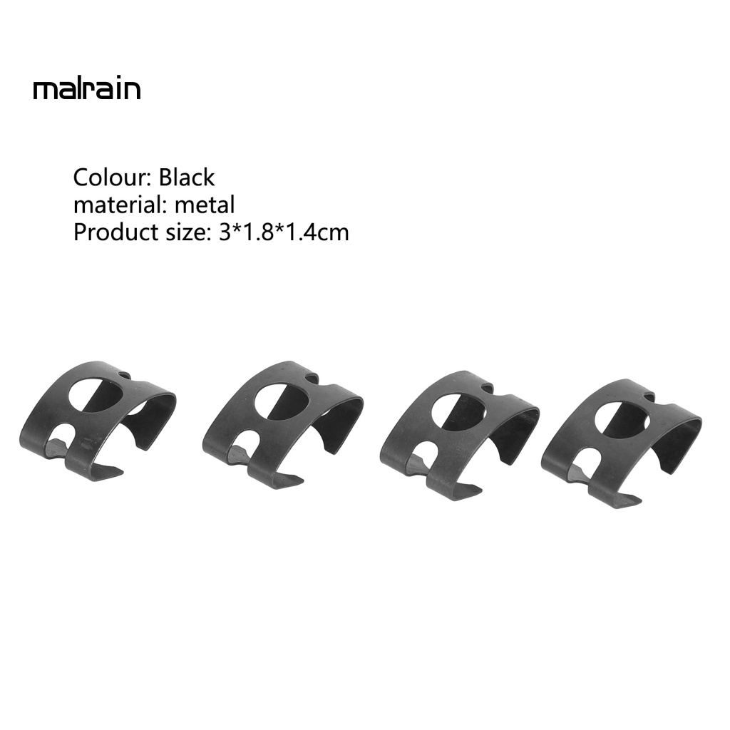 Set 4 Kẹp Giữ Dây Phanh Bằng Kim Loại Chịu Lực Cao Cho Xe Golf MK1 / MK2