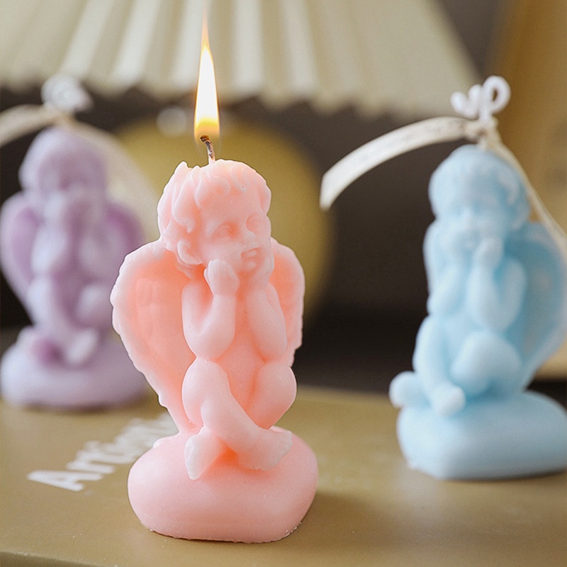 Nến Thơm Mini Hình Thiên Thần Dùng Trang Trí Phòng Khách