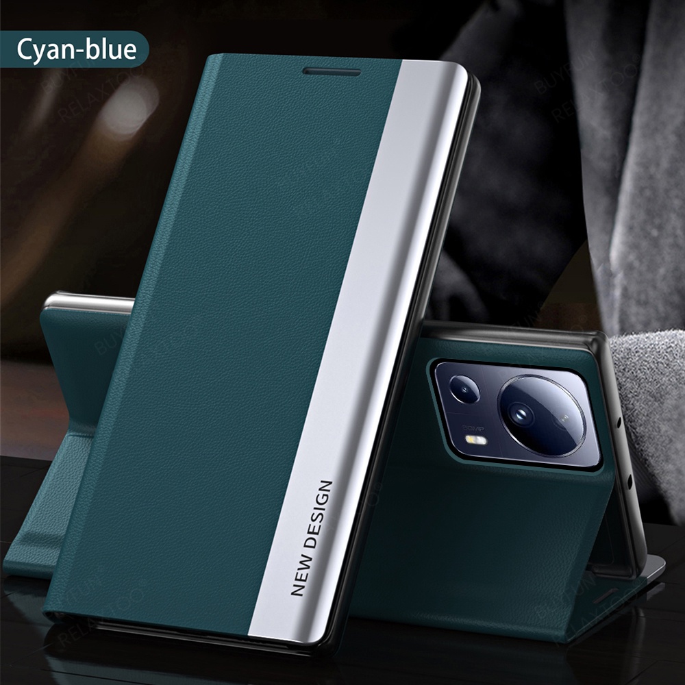 Bao Da Điện Thoại Nắp Lật Từ Tính Chống Rơi Cho Xiaomi 13 Lite Mi13 Pro 5G Xiaomi13 Mi 13Lite 13Pro