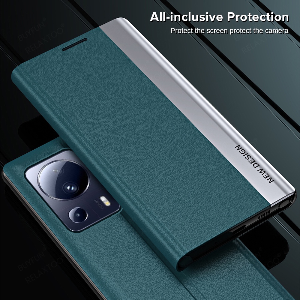 Bao Da Điện Thoại Nắp Lật Từ Tính Chống Rơi Cho Xiaomi 13 Lite Mi13 Pro 5G Xiaomi13 Mi 13Lite 13Pro