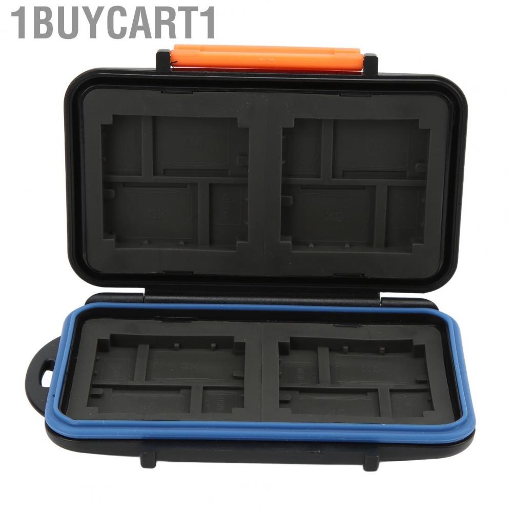 1buycart1 Memory Card Case CF Cards Box Large Capacity Good Sealing for MSD XD