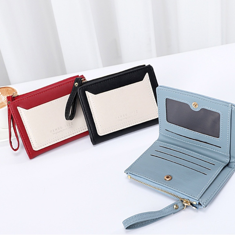 Ví Da PU Nhỏ Xinh Đựng Thẻ Tiện Dụng Cho Nữ