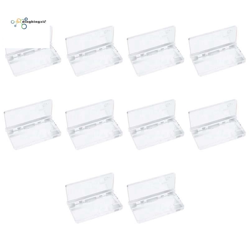Set 10 Vỏ Nhựa Cứng Trong Suốt Cho Máy Chơi Game Nintendo DSi NDSi
