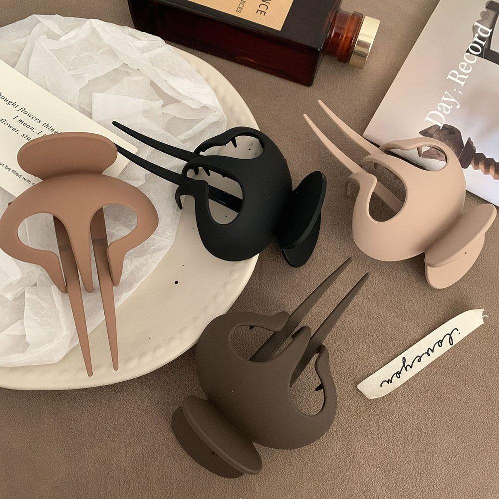 Kẹp Tóc Đuôi Ngựa Bằng Acrylic Đơn Giản Ngọt Ngào VANES1 Cho Nữ