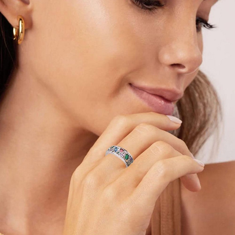 Nhẫn Đính Đá Thạch Anh-Quartz Ionix Giảm Cân