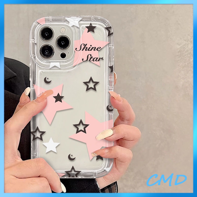 Ốp lưng iphone Điện Thoại Túi khí ngôi sao đơn giản, di động, vỏ mềm trong suốt bao trọn gói Cho Iphone 6 / 6S / 6splus / se / 7 / 7plus / 8 / 8plus / X / xs / xsmax / 11 / 12 / 13 / 14 / Plus / Pro / Pro Max-713
