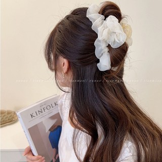 Kẹp Tóc Vải Chiffon Thời Trang Hàn Quốc Cho Nữ