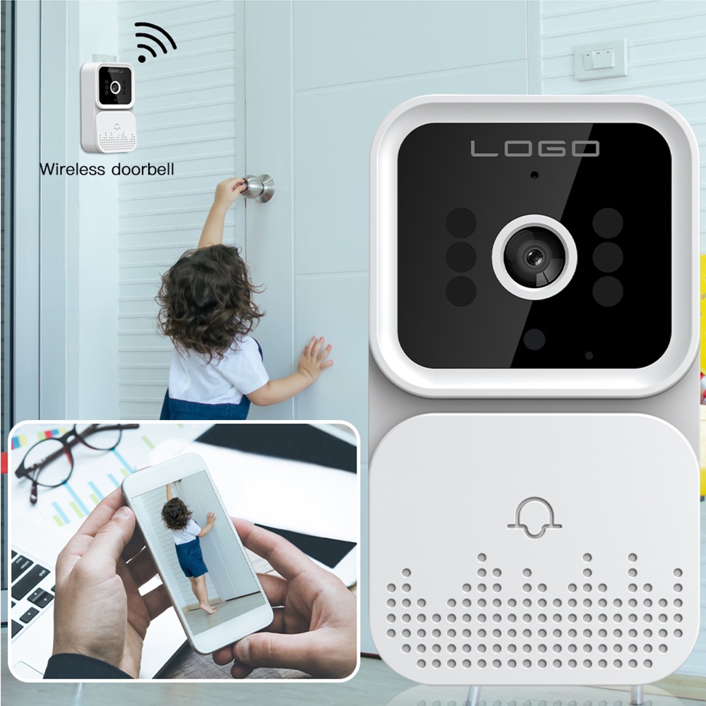 Kết Nối Wifi Với Camera Hd Chuông Cửa Thông Minh M6 Tuya Hỗ Trợ Tầm Nhìn Ban Đêm Và Liên Lạc Từ Xa.