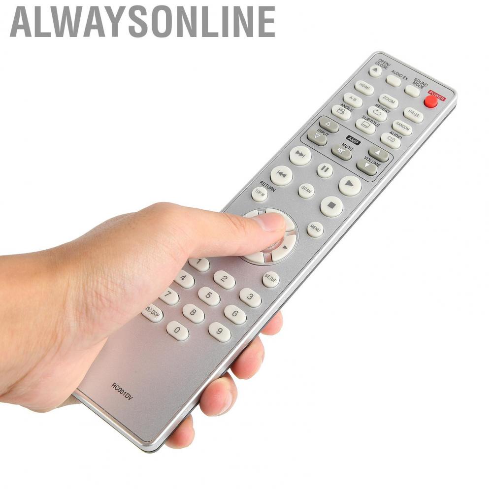 Alwaysonline RC001DV DVD Player  Control Is Compatible With DV6001 DV4001 D