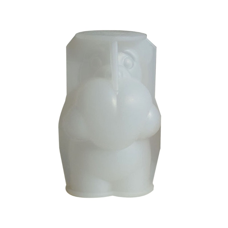 Khuôn Silicon Làm Bánh Hình Gấu 3D Dễ Thương