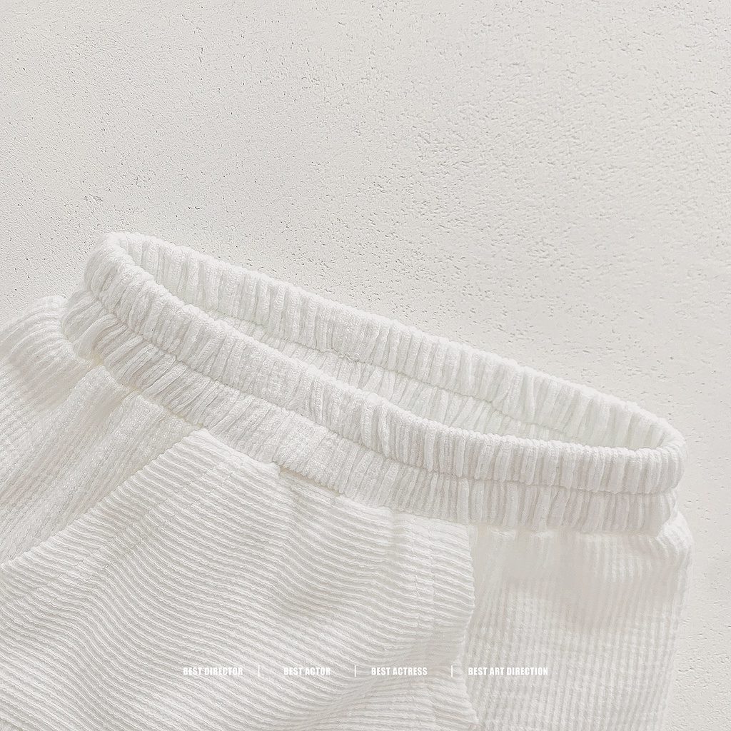 Bộ Áo Thun Liền Quần Bằng Cotton Thời Trang Mùa Hè Hàn Quốc Dành Cho Bé 0-3 Tuổi