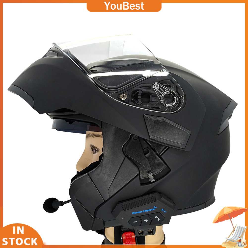 Tai Nghe Bluetooth Bt12 Csr8635 V4.0 + Edr Dùng Cho Mũ Bảo Hiểm