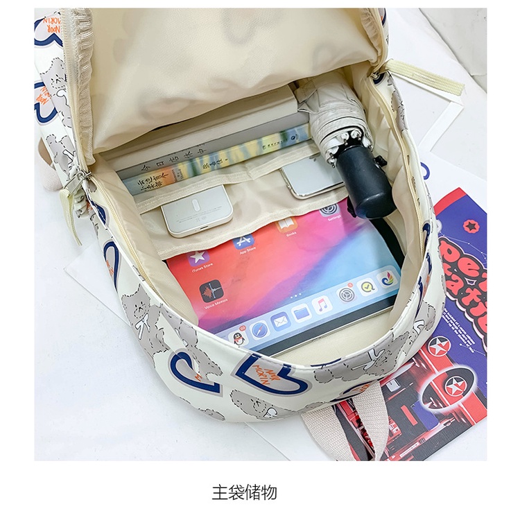 Ba Lô Đi Học Cỡ Lớn Chống Thấm Nước In Họa Tiết Hoạt Hình 2023 Kích Thước A4