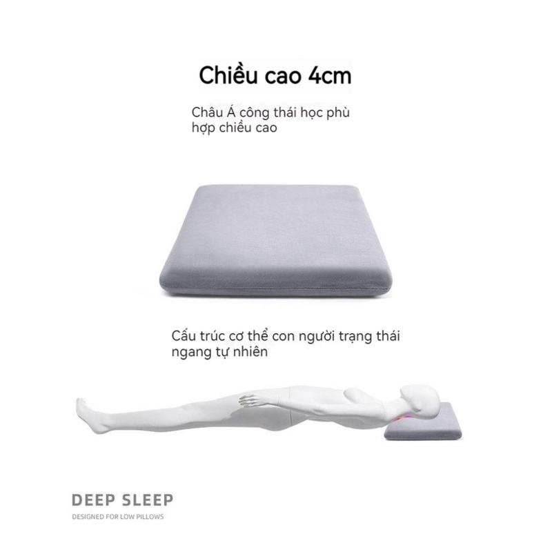 #Ultra Gối Ngủ Cotton Thấp Siêu Mỏng Dành Cho Người Lớn
