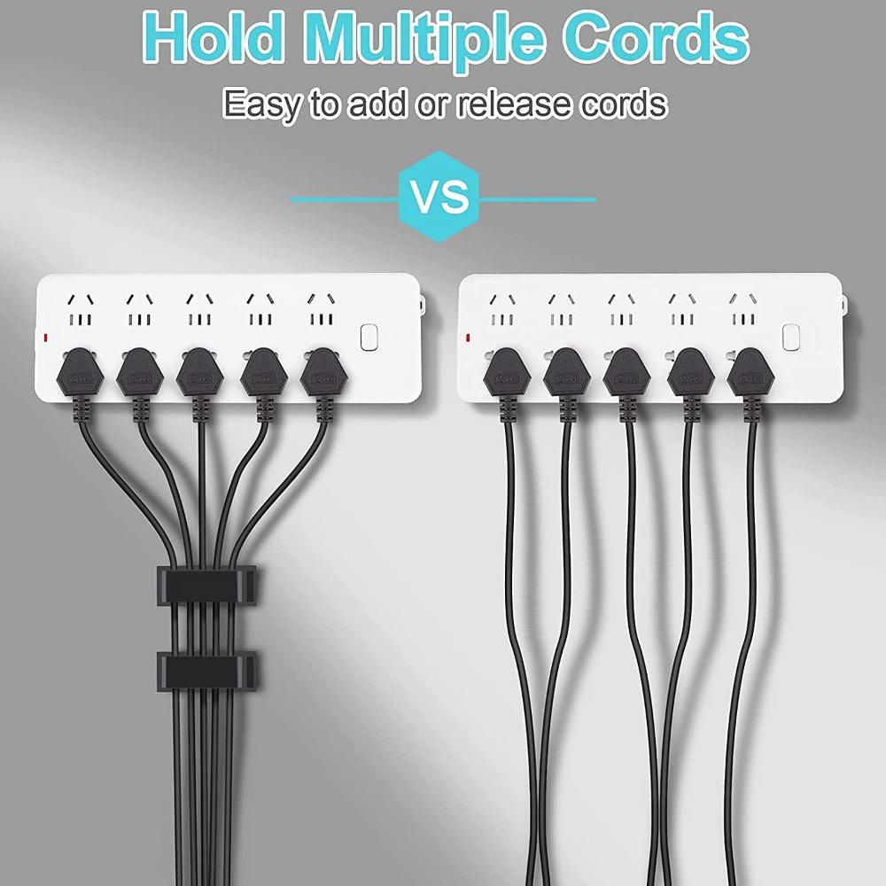 Kẹp Giữ Dây Cáp Bằng Silicone Tự Dính Linh Hoạt Tiện Dụng