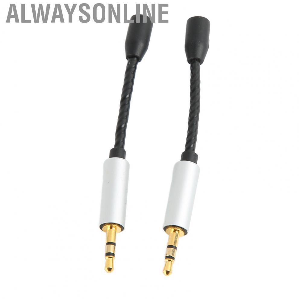 Alwaysonline for MMCX to 2.5mm Adapter Cable Female Male Lossless Plug and Play Small Headphone Cord hot sale