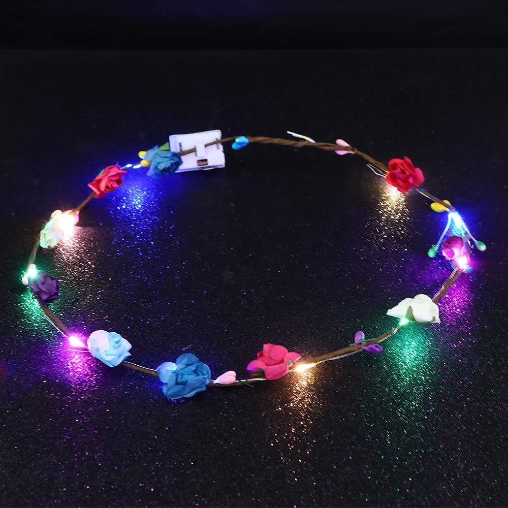 Vòng Hoa Đội Đầu Phát Sáng Độc Đáo Cho Cô Dâu