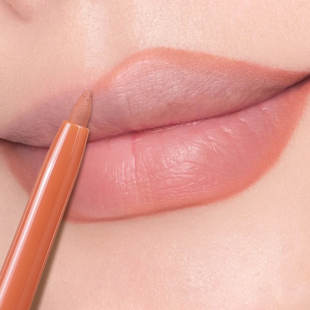 Bút Kẻ Viền Môi 3 Màu Nhung Lì Lâu Trôi Chống Thấm Nước Không Dính Ly Merssitin Dành Cho Nữ