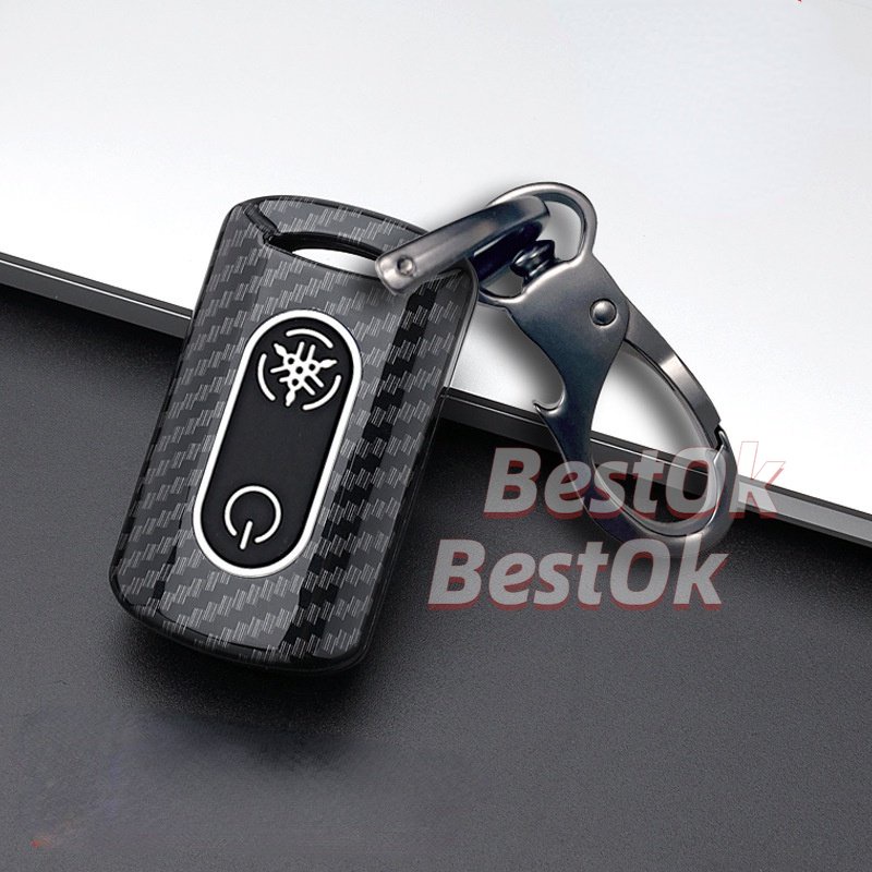 Vỏ Bọc Chìa Khóa Điều Khiển Từ Xa Bằng Sợi carbon Cho Yamaha Xmax 300 2021 Nmax / 2022 / 2020 Aerox S Xmax Sniper  Ốp chìa khóa Smartkey Yamaha Exciter 155 VVA, NVX, Janus, Nozza Grande, Latte - Bao bọc chìa khóa Smartkey Yamaha